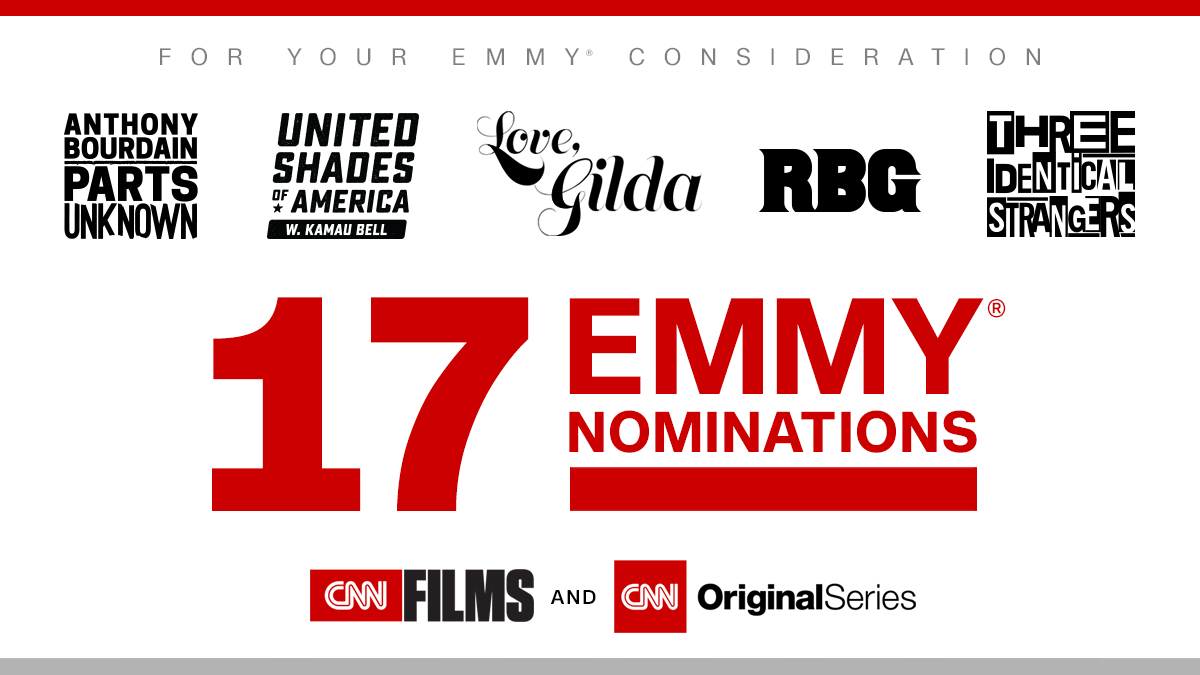 2019 Emmy Nominations - CNN Creative Marketing